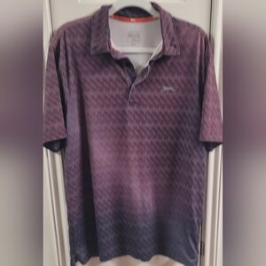 Slazenger Men's Dark Purple Polo Shirt